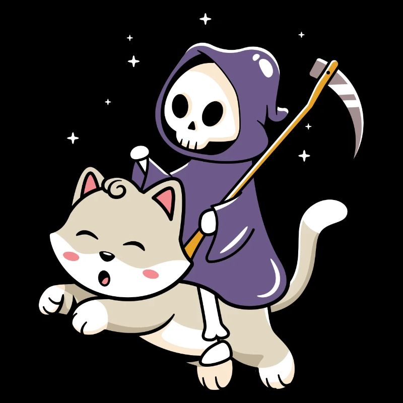 Sorcière chat d’Halloween
