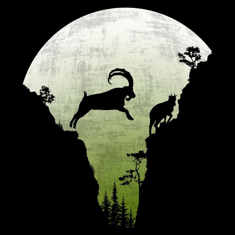 Springender Steinbock