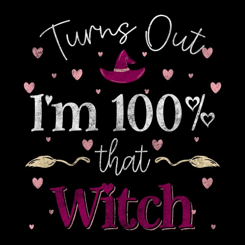 Witchcraft Broom Halloween Saying