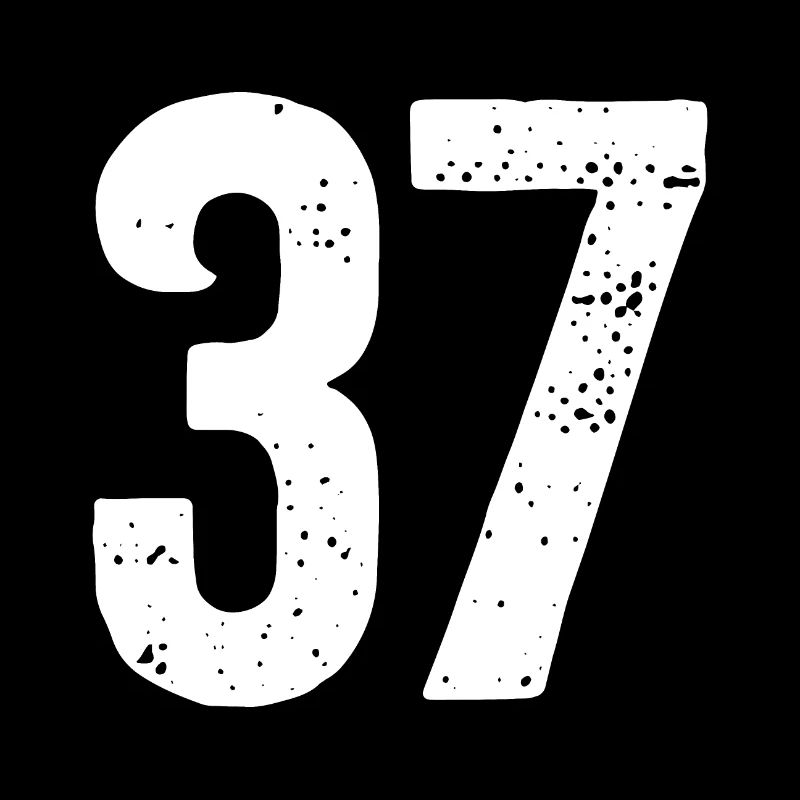 37 Numéros Blanc
