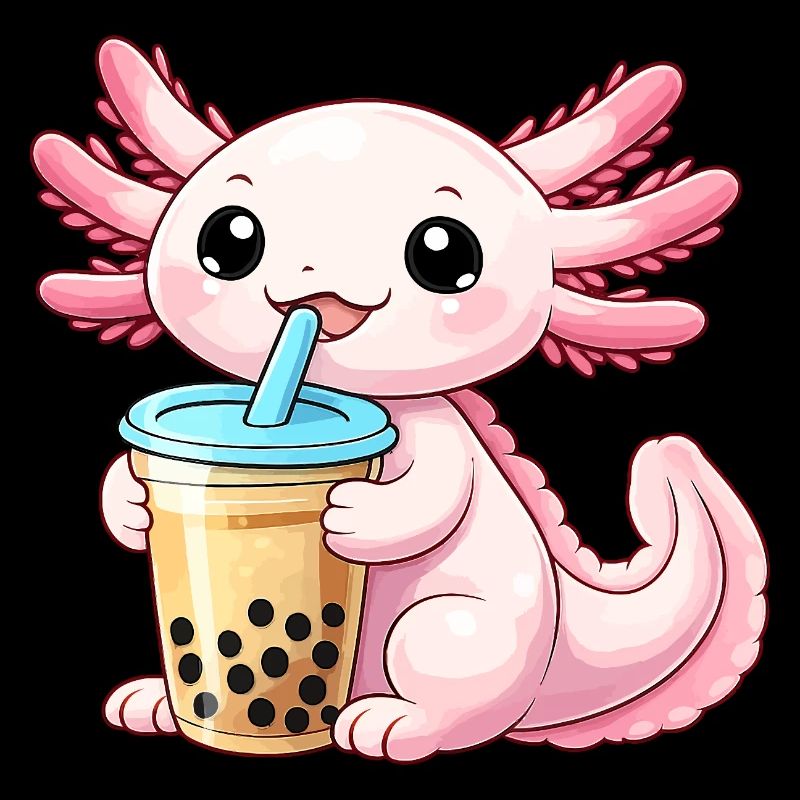 Bubble Tea Dragon Charm