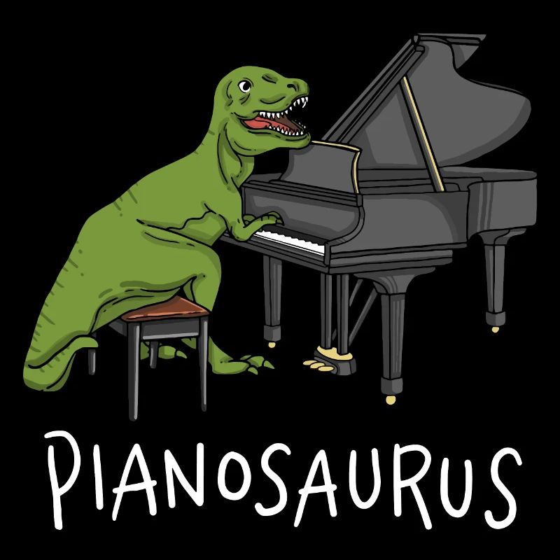 Pianosaurus Rex - Klavier, das Dinosaurier spielt