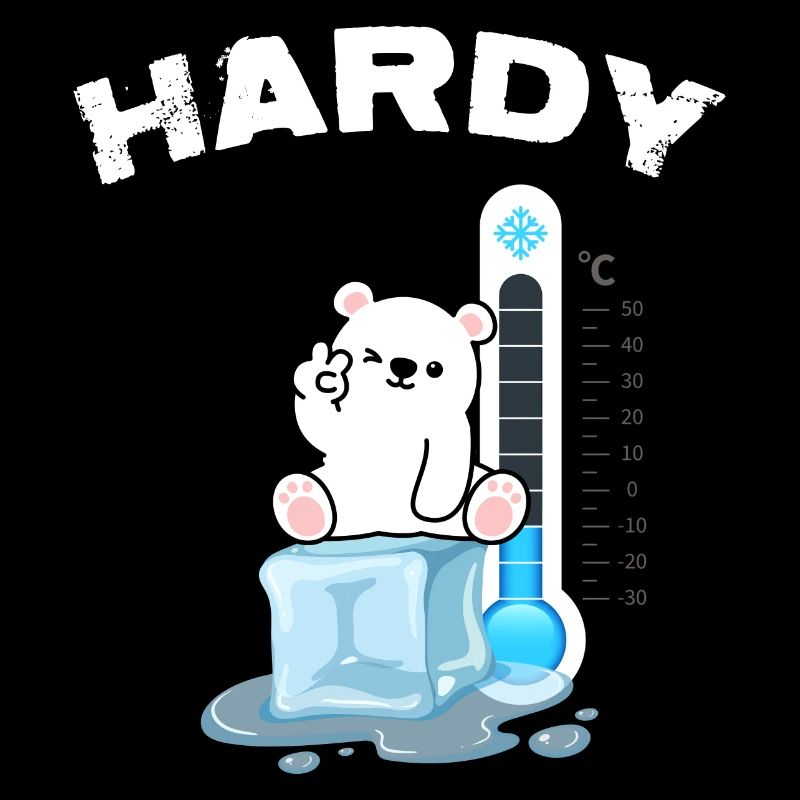 Eisbader Winter Schwimmer Eisbad Eisbär