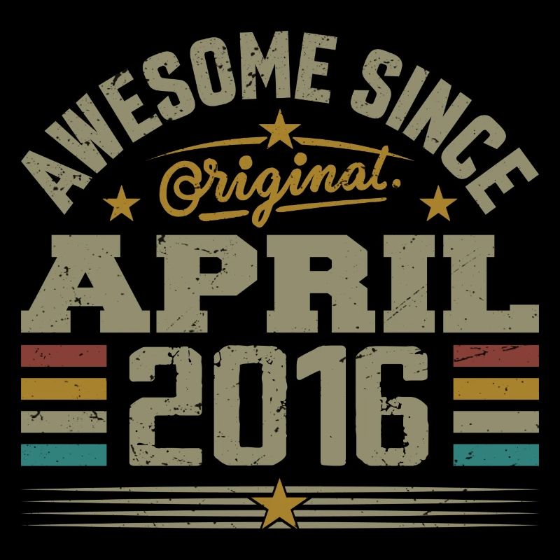 April 2016 Geburtstags-Vintage-Geschenkidee 2016