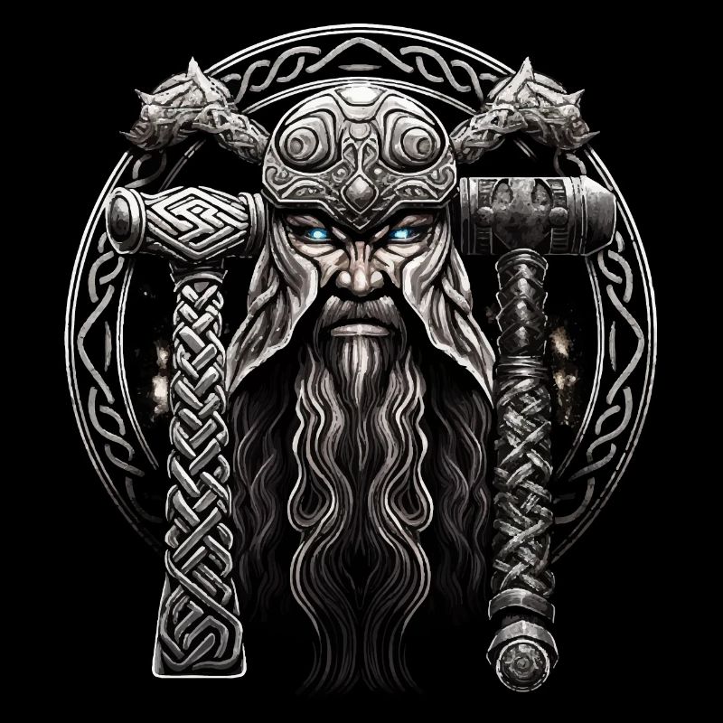Wikinger Design Vegvisir Odin Valhalla