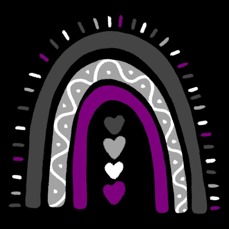 Asexuelle Boho Regenbogen Ace Pride