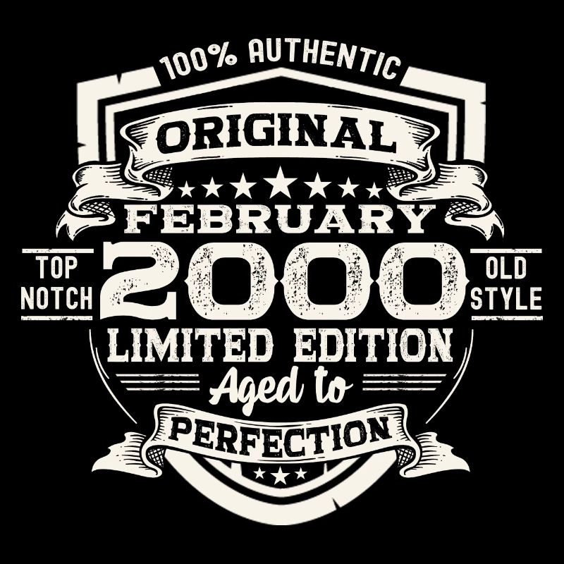 February Year 2000 23rd birthday gift man