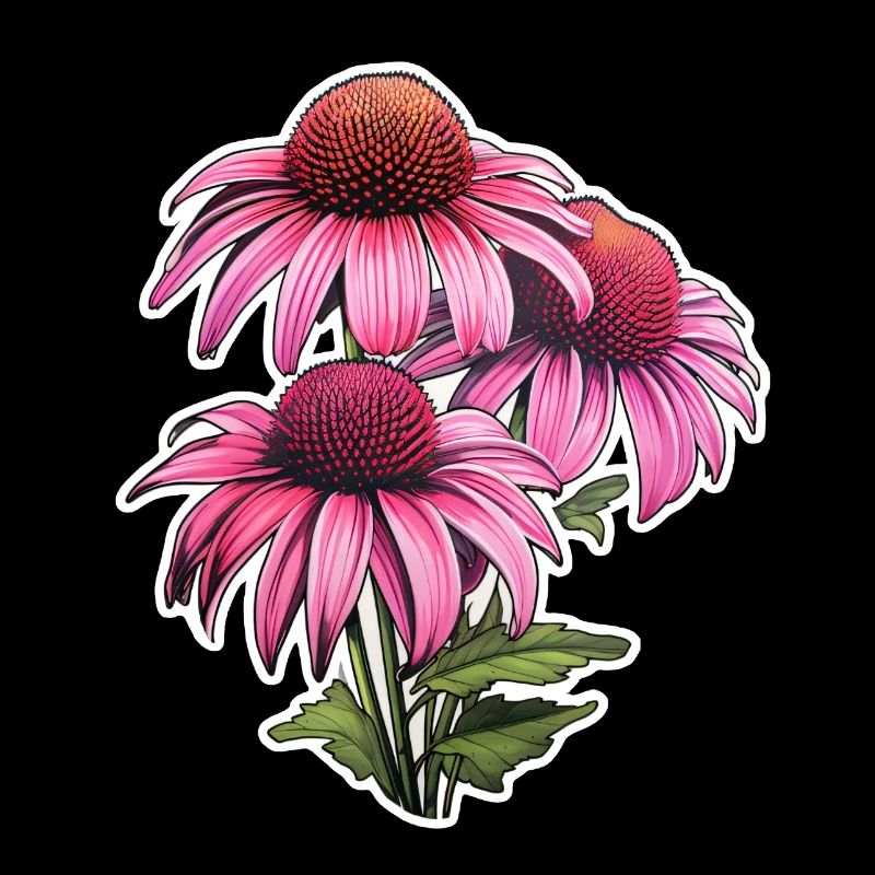 Échinacée 3 Fleurs