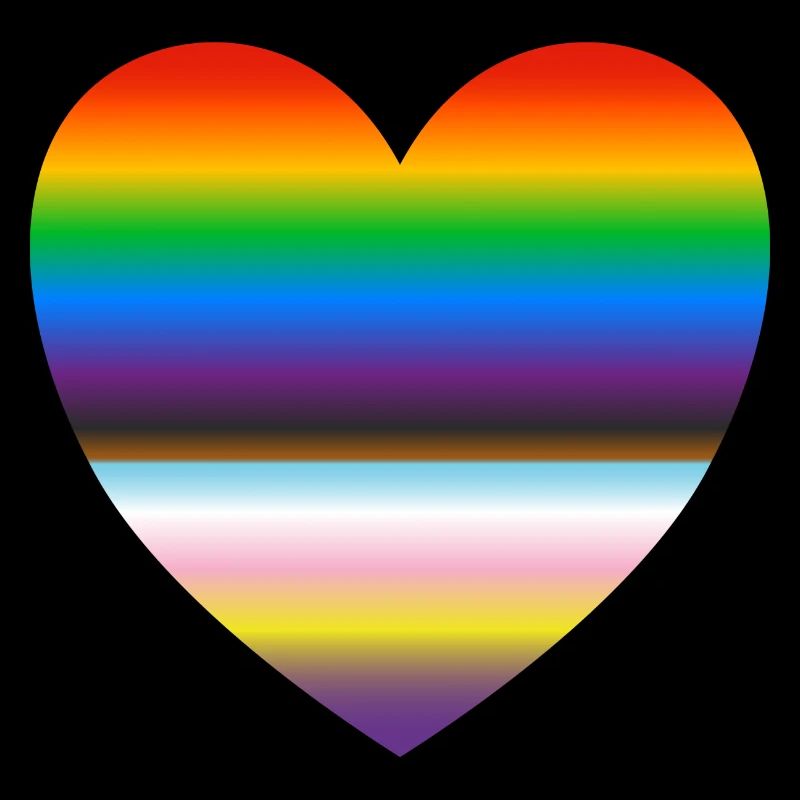Inclusive pride heart
