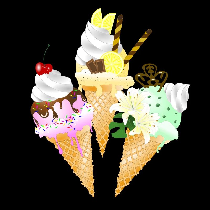 Cornet de crème glacée