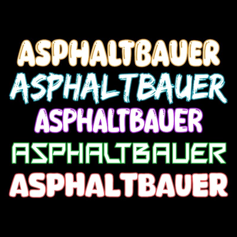 Constructeur d’asphalte comme métier