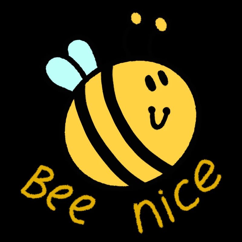 Bee Nice Cartoon
