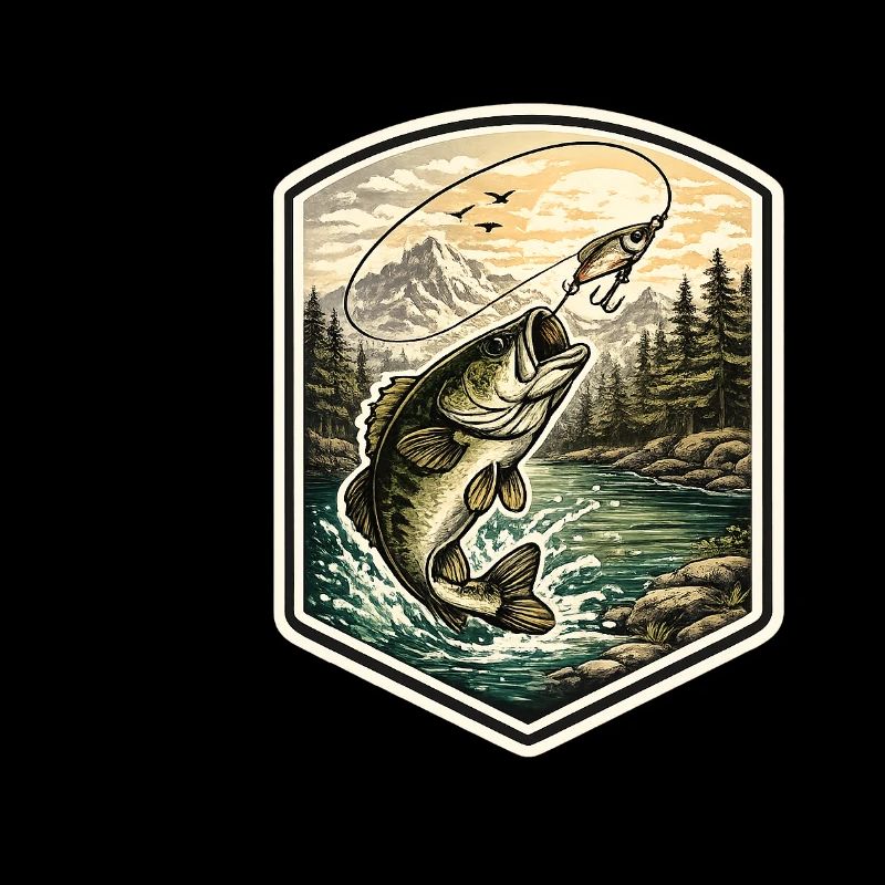 Fischsprung am Bergsee