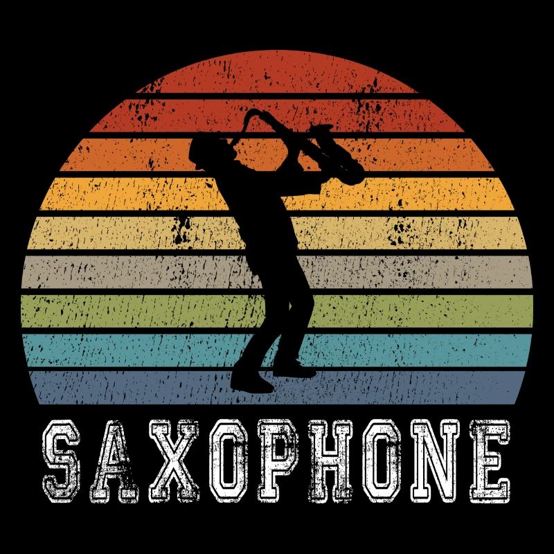 Saxophone vintage design