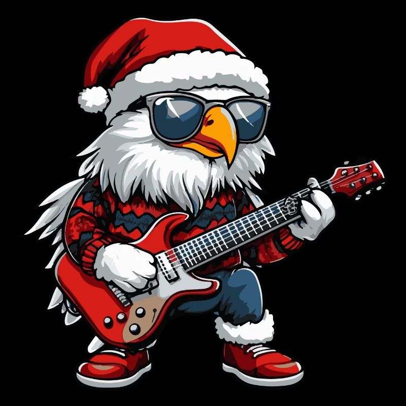 Guitare de Noël Eagle