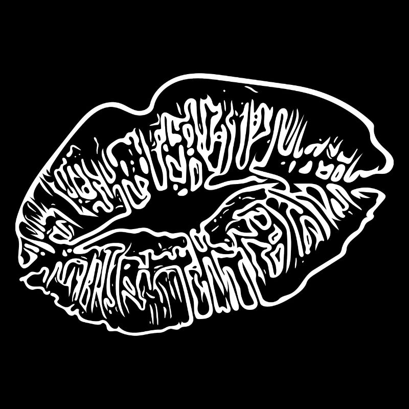 Rouge à lèvres Baiser bouche Saint-Valentin Baisers