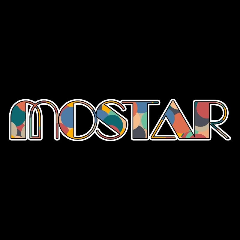 Typographie Rétro Pop Mostar