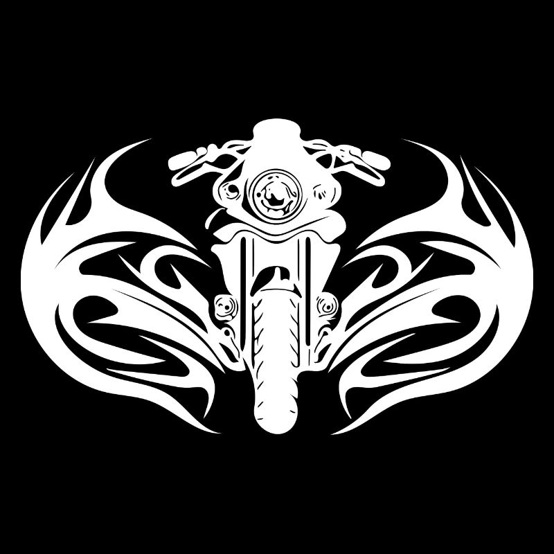 Motorcycle Racing Tattoo Splash Style