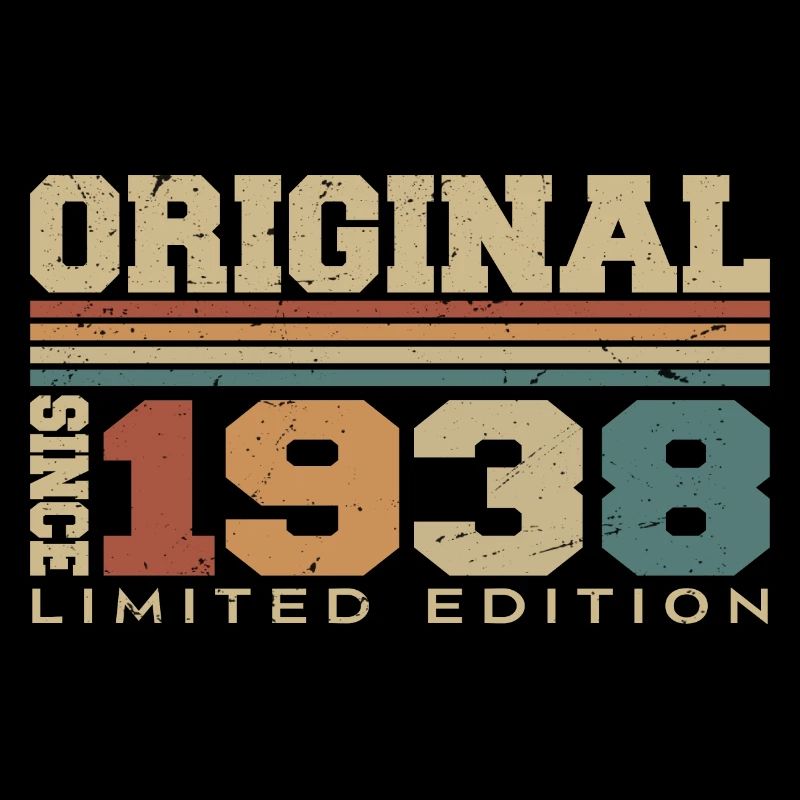 Original 1938 Rétro Cadeau 86 e Anniversaire 1938