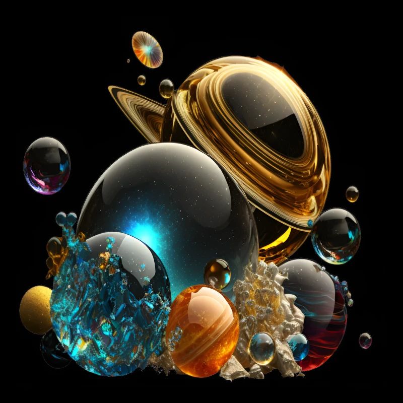 Planeten als Murmeln