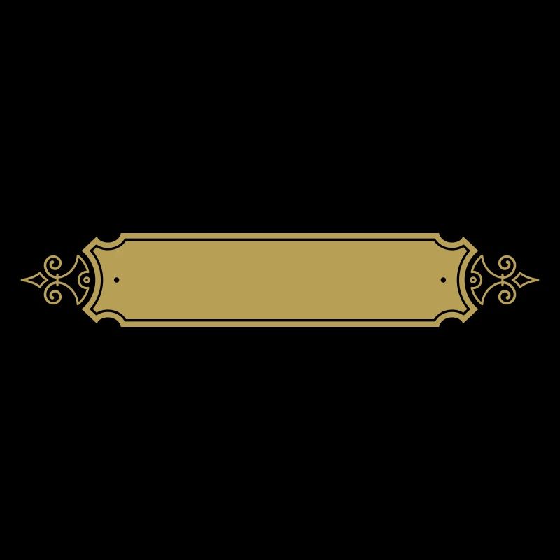blank shield gold frame | Vectorgraphic
