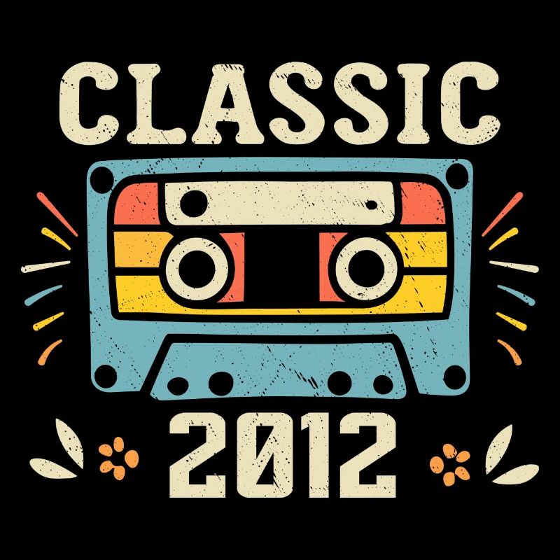 Vintage 2012 Retro Geburtstagskassette 2012