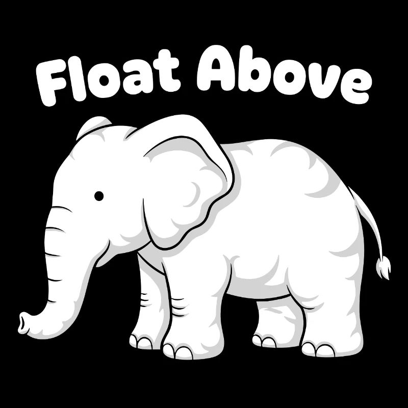Flotte au-dessus de l’éléphant