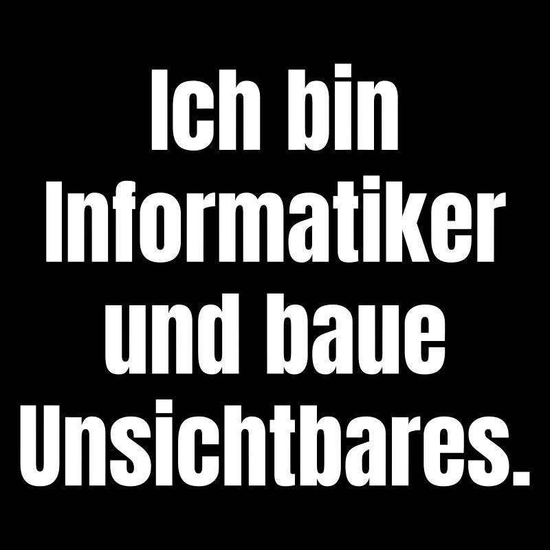 Informatiker: Unsichtbares bauen