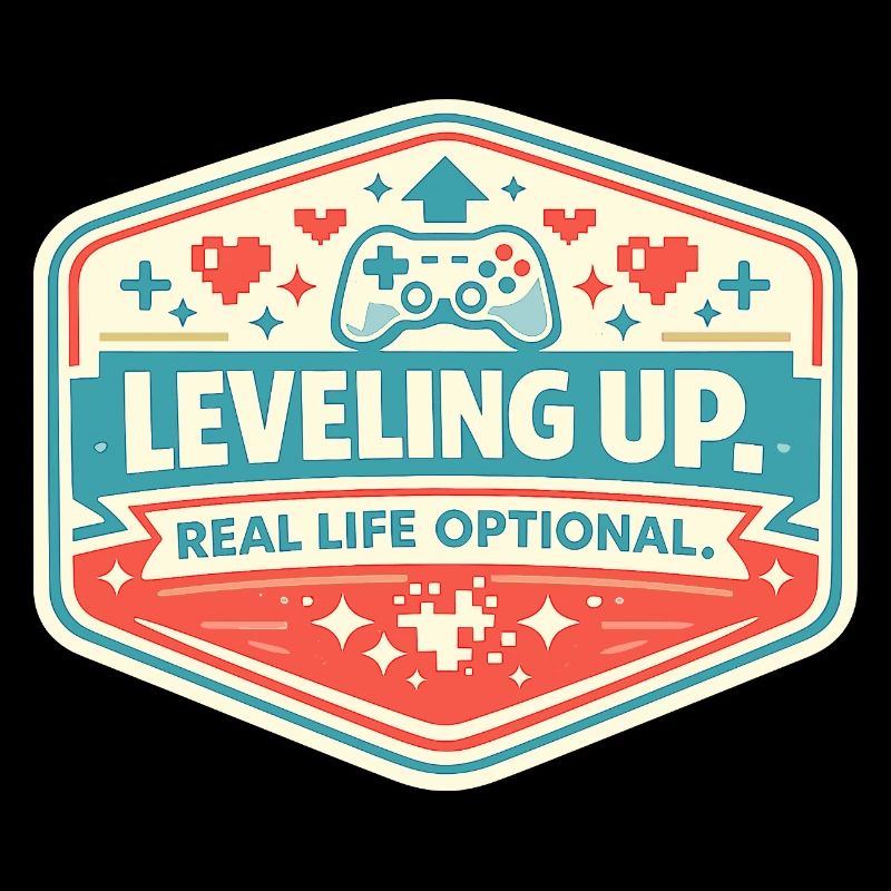 Leveling Up Gaming Badge