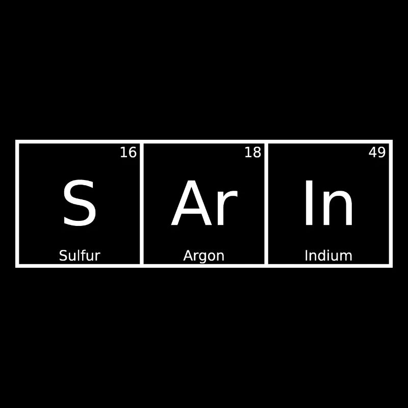 Sarin Nom Prénom Chimie Tableau périodique Éléments