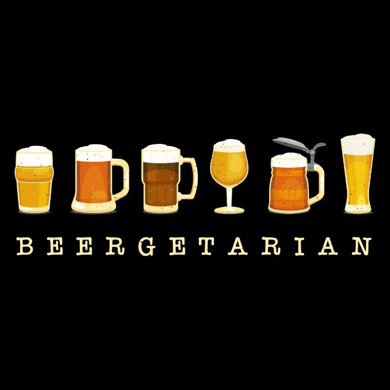 Beergetarian - Vegetarier Ernährung Fun