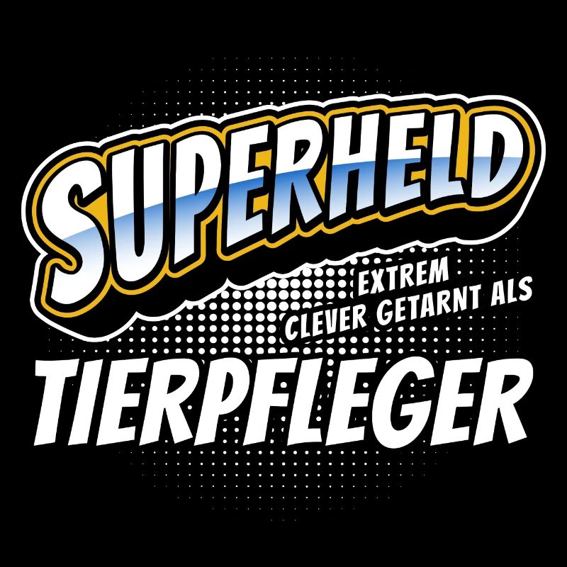 Superheld, clever getarnt als Tierpfleger