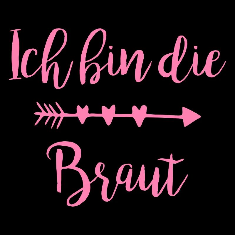 Ich bin die Braut Herzpfeil Script