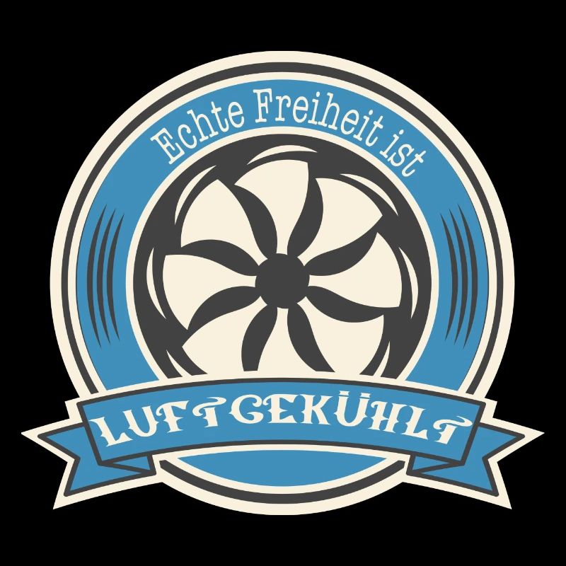 Oldtimer Luftgekühlter Boxermotor Spruch Freiheit