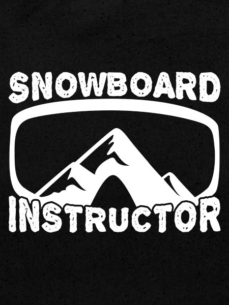 Instructeur de snowboard drôle