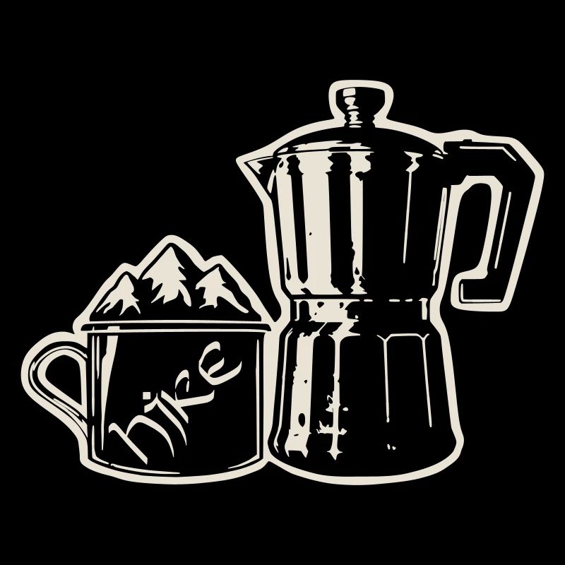 Coffee Hike - Mountain Espresso [White]