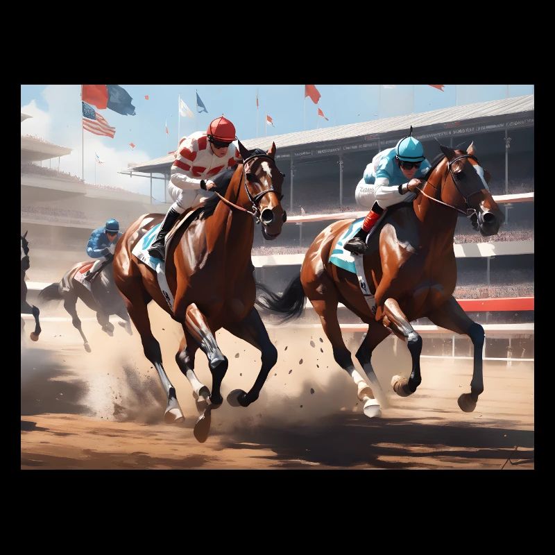 Course de chevaux #1