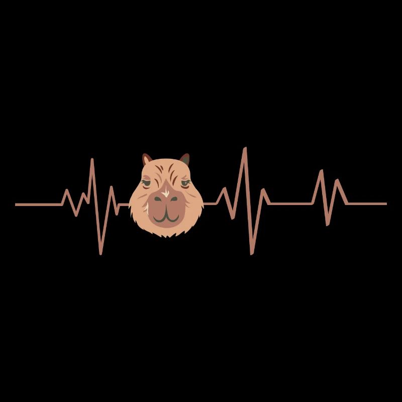 Capybara Heartbeat - Geschenkidee