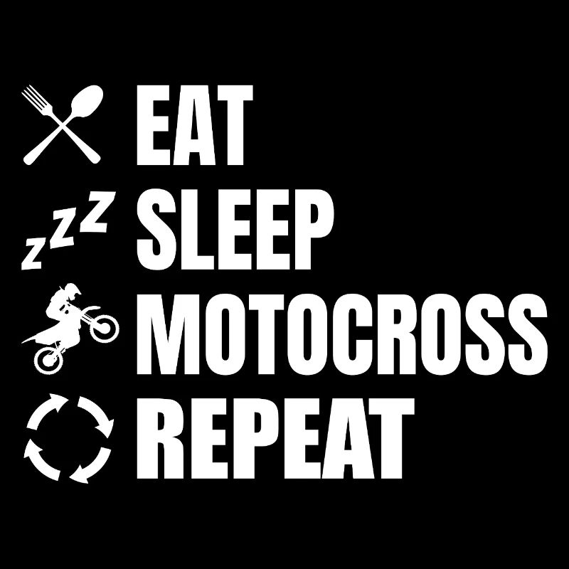 Manger, dormir, motocross, répéter