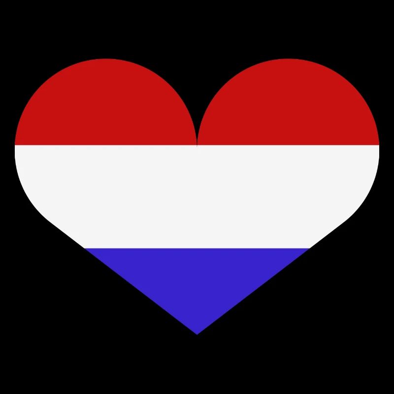 Drapeau du cœur des Pays-Bas