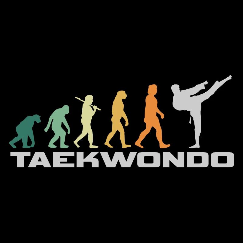 Taekwondo Retro Style - Evolution Mann
