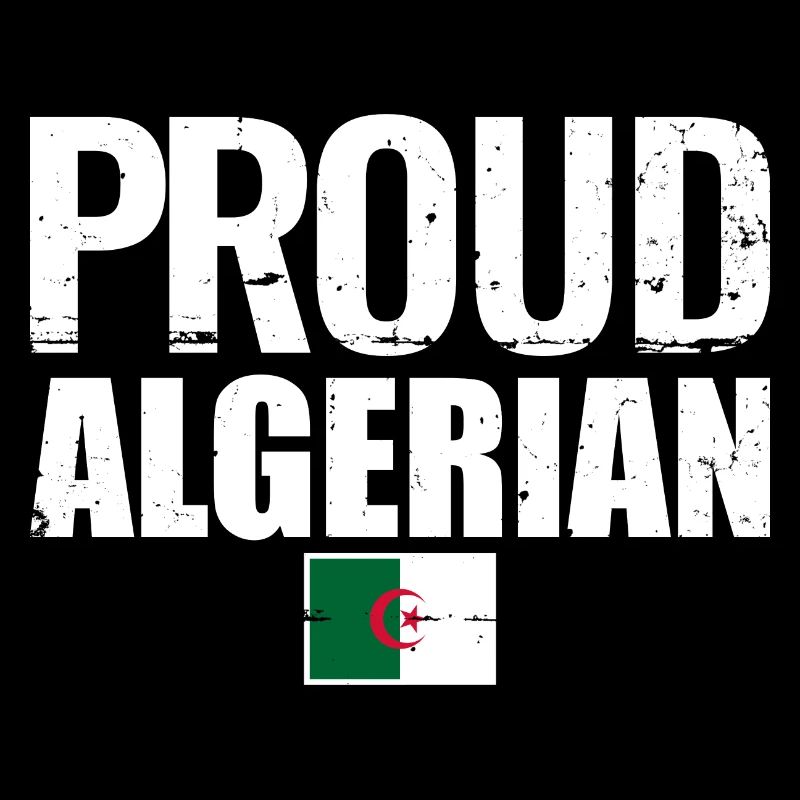 Fier drapeau algérien algérien Algériens