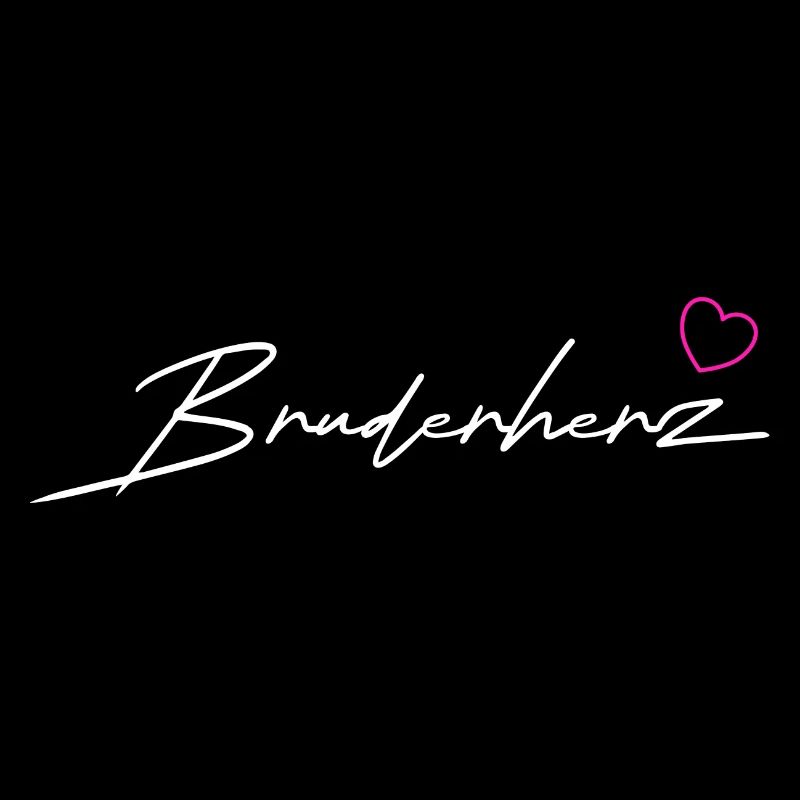 Bruderherz Geschenk in White
