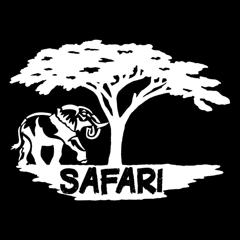 Safari and white elephant