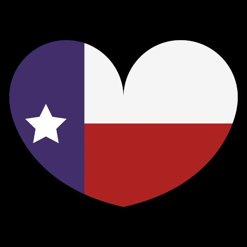 Texas-Herzflagge