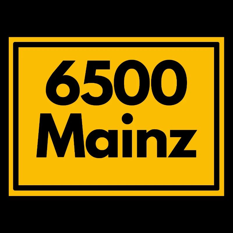 ANCIEN CODE POSTAL RETRO 6500 MAINZ MEEENZ