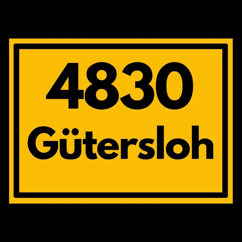 ALTE POSTLEITZAHL PLZ RETRO 4830 GÜTERSLOH 