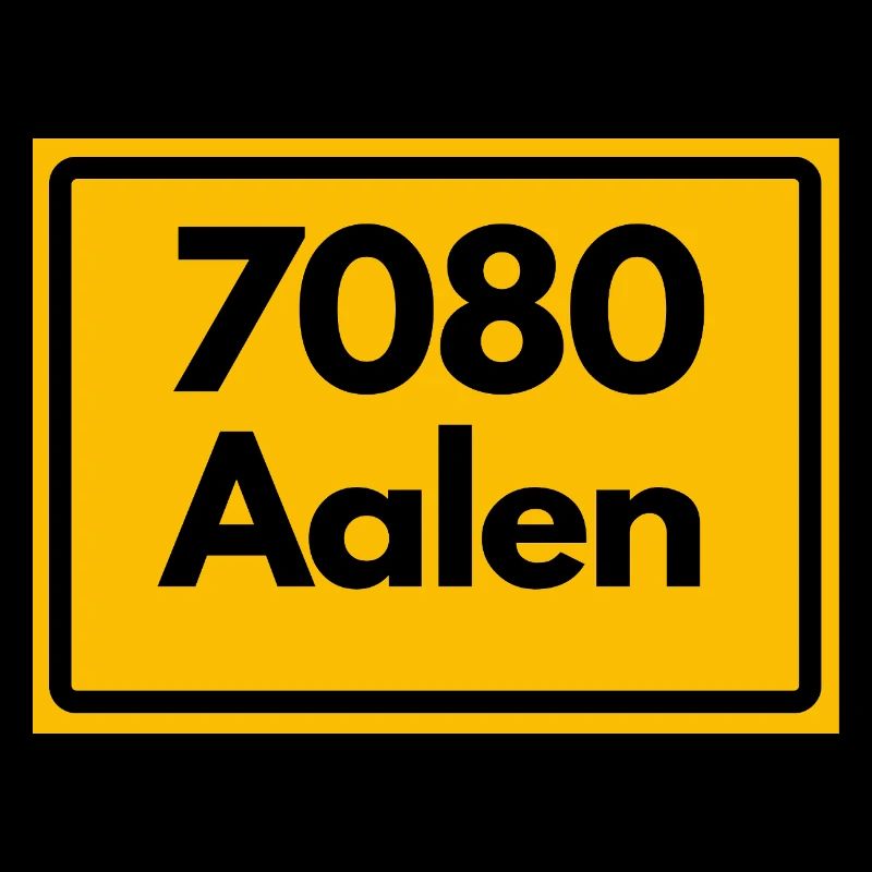 ANCIEN CODE POSTAL RÉTRO 7080 AALEN HEIMATSTOLZ