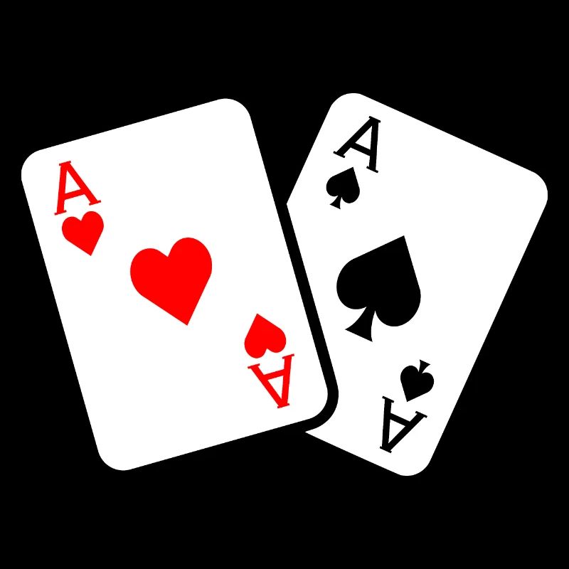 Card game with two aces