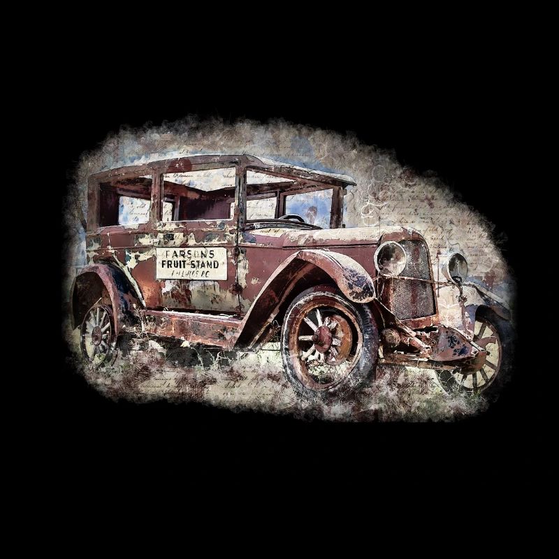 Nostalgic Old American Dream Car